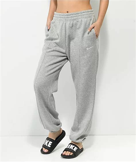 grey nike sweatpants|nike grey sweatpants girls.